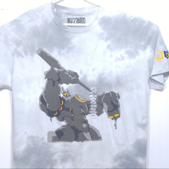 Blizzard Other - Blizzard Overwatch Mens T-shirt Sz Large Grey Tee